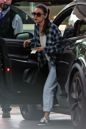 Mila Kunis Arrives at SOHO House in West Hollywood 03/16/2024