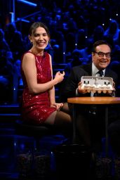 Millie Bobby Brown on The Tonight Show Starring Jimmy Fallon in NYC 02/29/2024