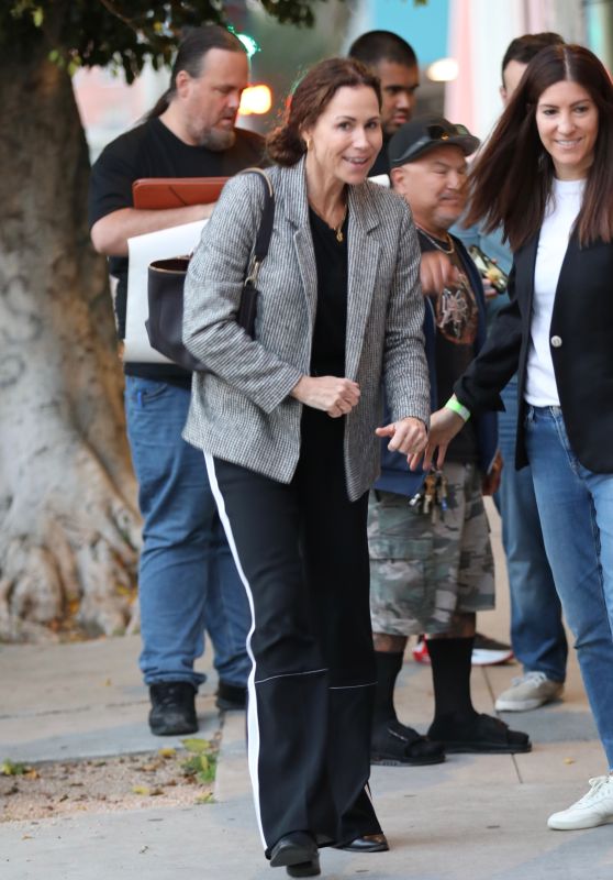 Minnie Driver Arriving at a Sketch Event in Los Angeles 03/21/2024