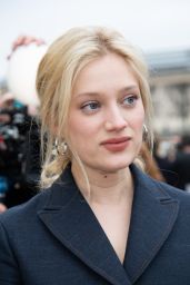 Nadia Tereszkiewicz at DIOR Show Durin Paris Fashion Week 02/27/2024