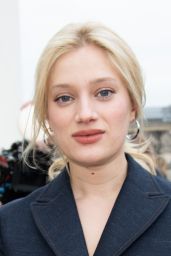 Nadia Tereszkiewicz at DIOR Show Durin Paris Fashion Week 02/27/2024