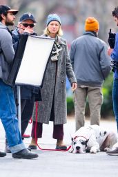 Naomi Watts Filming "The Friend" in NYC 03/15/2024