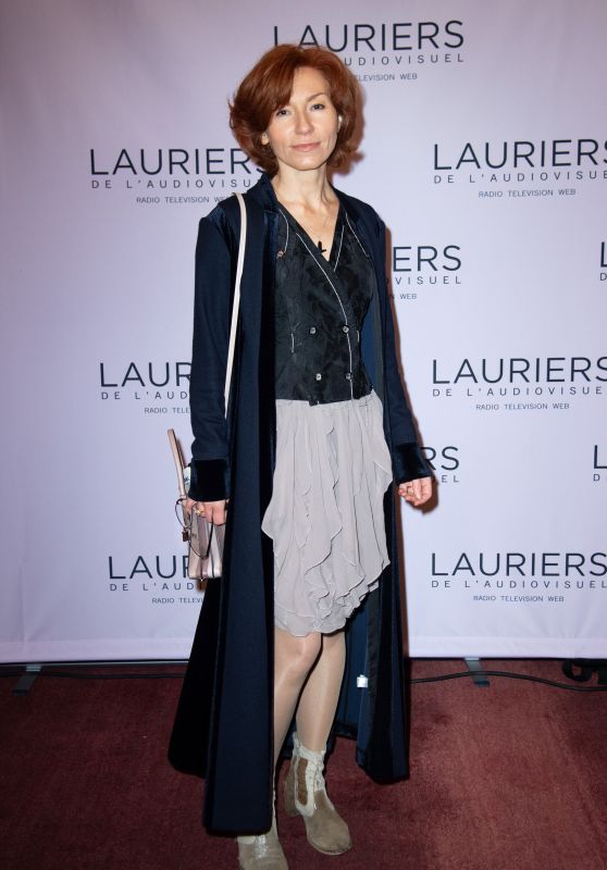 Natalia Bogdanovska at Lauriers de l’Audiovisuel Ceremony in Paris 02/26/2024