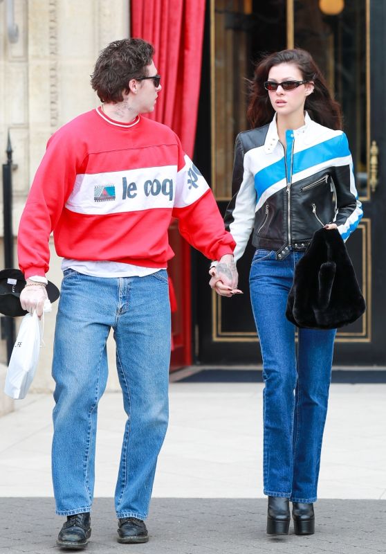 Nicola Peltz and Brooklyn Beckham Out in Paris 02/27/2024
