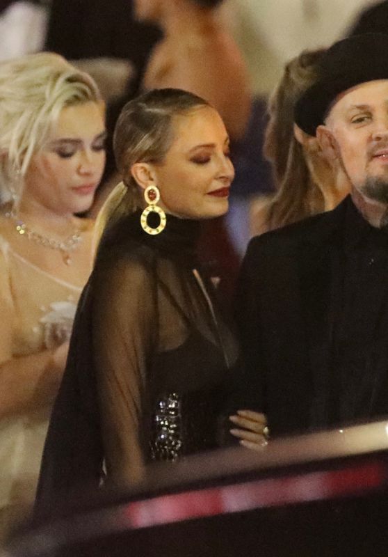 Nicole Richie and Joel Madden Exits the Vanity Fair Oscars Party in Los Angeles 03/10/2024