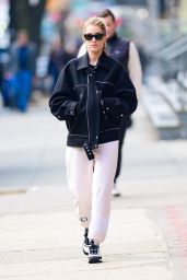 Nina Agdal Street Style - New York 02/27/2024