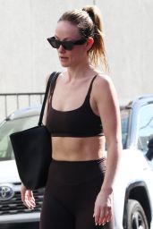 Olivia Wilde in Gym Ready Outfit in LA 03/20/2024