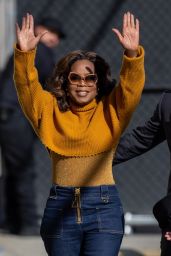Oprah Winfrey Arriving to Jimmy Kimmel Live 03/14/2024