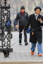 Sarah Paulson Taking a Stroll in New York 03/26/2024