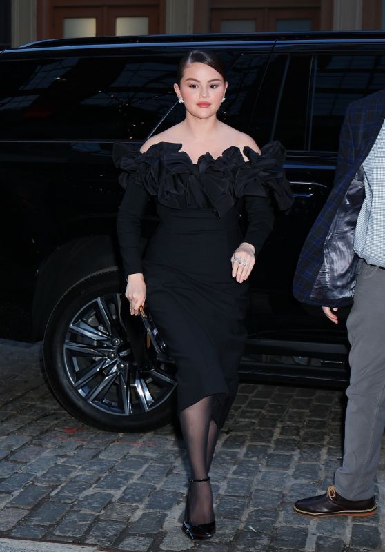 Selena Gomez Arriving at the Crosby Hotel in New York 03/29/2024