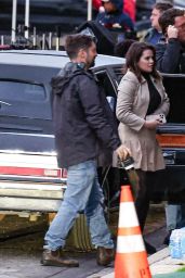 Selena Gomez at "Only Murders in the Building" Filming in Los Angeles 03/03/2024