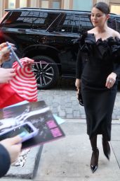 Selena Gomez Greeting Fans in New York 03/29/2024
