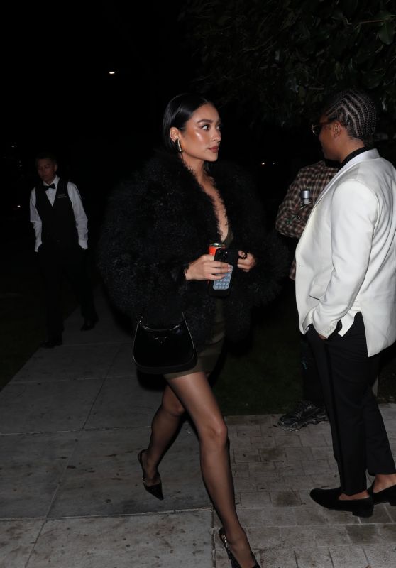 Shay Mitchell Exits WME Party in Beverly Hills 03/08/2024