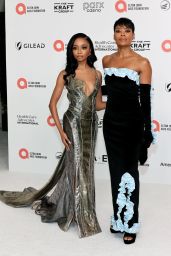 Skai Jackson at Elton John AIDS Foundation Academy Awards Viewing Party in West Hollywood 03/10/2024