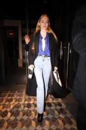 Sophie Turner Arrives to Hotel Costes in Paris 03/04/2024