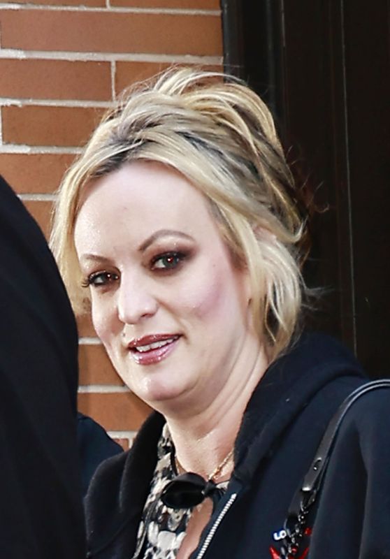 Stormy Daniels Leaves The View Talk Show in New York 03/21/2024