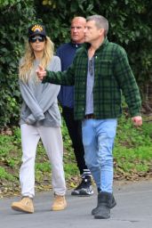 Tish Cyrus and Dominic Purcell Out in Los Angeles 03/01/2024
