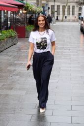 Vicky Pattison Arriving at Global Studios in London 03/22/2024