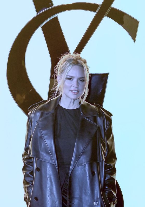 Virginie Efira at YSL Show During Paris Fashion Week 02/27/2024