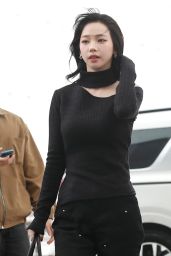 aespa at the Incheon International Airport 03/29/2024