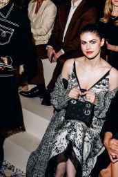 Alexandra Daddario at Dior Fall 2024 Fashion Show in New York 04-15-2024