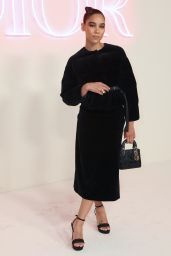 Alexandra Shipp at Dior Fall 2024 Fashion Show in New York 04-15-2024