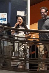 Ali Wong and Boyfriend Bill Hader at Sushi Park in West Hollywood 04-21-2024