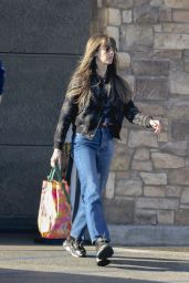 Alison Brie in Leather and Denim Grocery Shopping in Los Feliz 04-09-2024