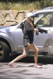 Alison Brie on a Hiking Trip With a Friend 04-29-2024