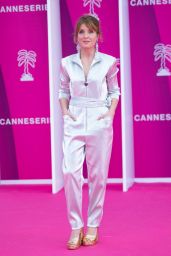 Alix Poisson at CannesSeries Festival Pink Carpet in Cannes 06/04/2024