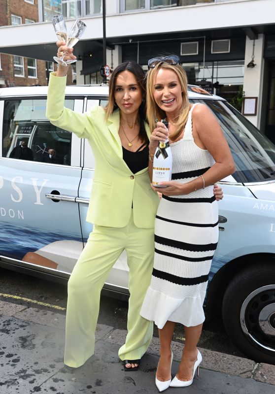 Amanda Holden and Myleene Klass at SS24 Lipsy Clothing Collection Promotion in London