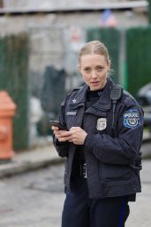 Amanda Seyfried as a Philadelphia Police Officer at Peacocks "Long Bright River" Set 04-08-2024