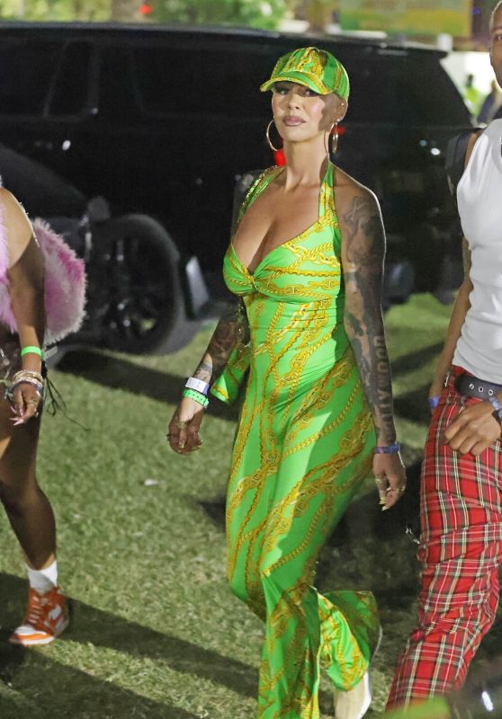 Amber Rose at Day 2 of the Coachella Valley Music and Arts Festival in Indio 04/13/2024