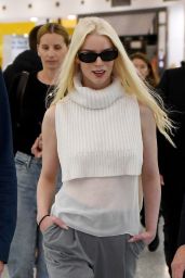 Anya Taylor-Joy at Sydney Airport 04-29-2024