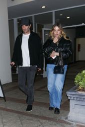 Ashley Benson and Her Husband Brandon Davis at Sushi Park in West Hollywood 04-24-2024