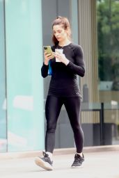 Ashley Greene in Casual Athleisure Look While Out in Beverly Hills 04-24-2024