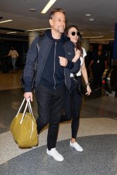 Bianca Wallace  and Ioan Gruffudd at LAX Airport 04-29-2024