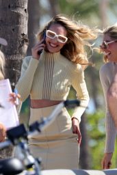 Candice Swanepoel and Kate Upton Photoshoot in Miami 04-24-2024