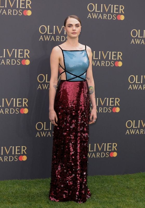 Cara Delevingne at Olivier Awards 2024 in London