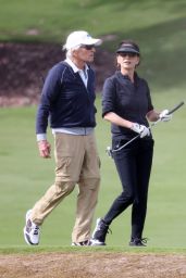 Catherine Zeta-Jones at Golf Course in Montecito 03/31/2024