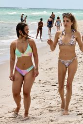 Cathy Hummels in a Bikini on the Beach in Miami 04/07/2024