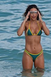 Chantel Jeffries in a Bikini in Miami 03/29/2024