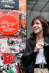 Charlotte Gainsbourg - Unveiling Ceremony of the “Maison des Illustres” Plaque at Maison Gainsbourg in Paris 04/02/2024