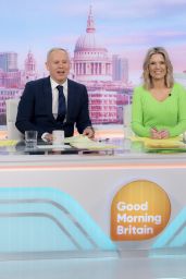 Charlotte Hawkins at Good Morning Britain TV Show in London 04/05/2024
