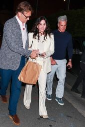 Courteney Cox Arrives for Dinner at Funke in Beverly Hills 04-19-2024
