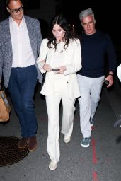 Courteney Cox Arrives for Dinner at Funke in Beverly Hills 04-19-2024