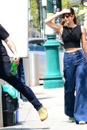 Dakota Johnson at "Materialists" Filming Set in New York 04-29-2024