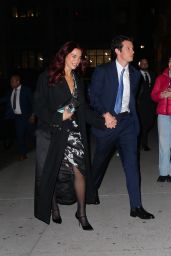 Dua Lipa and Callum Turner Arrives at Zero Bond in New York 04-25-2024