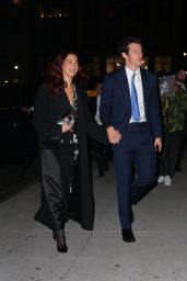 Dua Lipa and Callum Turner Arrives at Zero Bond in New York 04-25-2024