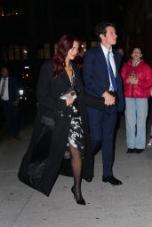 Dua Lipa and Callum Turner Arrives at Zero Bond in New York 04-25-2024
